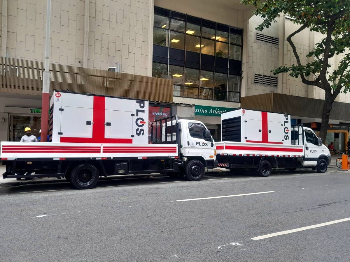 Locação de geradores 150 kVA para evento no Fairmont Copacabana, Rio de Janeiro