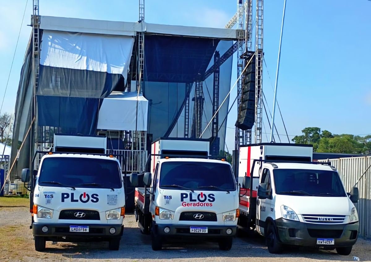 Geradores 150 kVA em paralelo para show no Rio de Janeiro