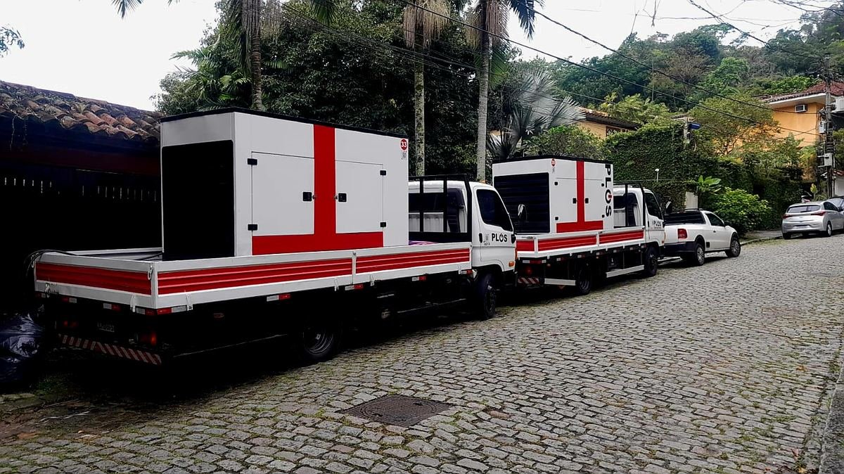 Locação de geradores em paralelo para festa na Gávea, Rio de Janeiro