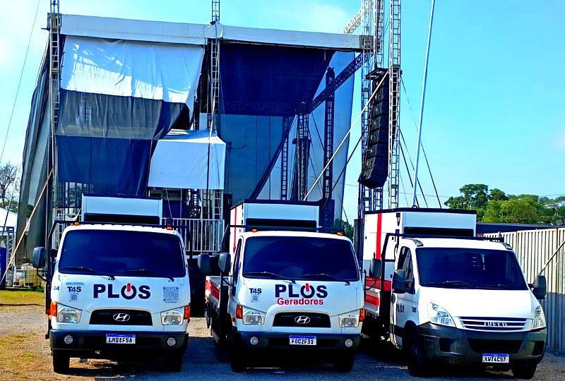 Gerador para corrida e show em Copacabana